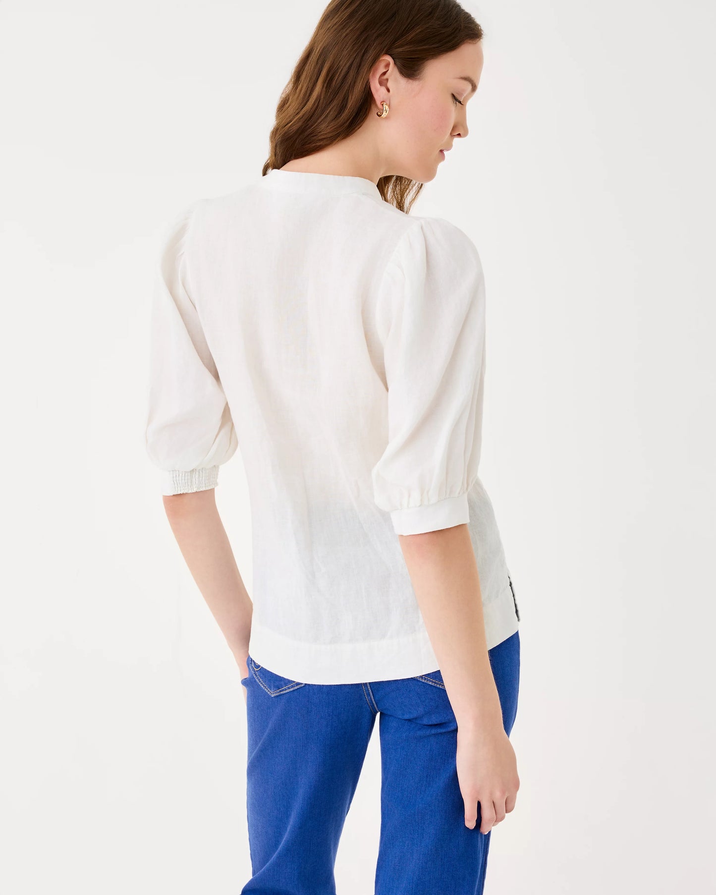 Mialeigh Linen Top