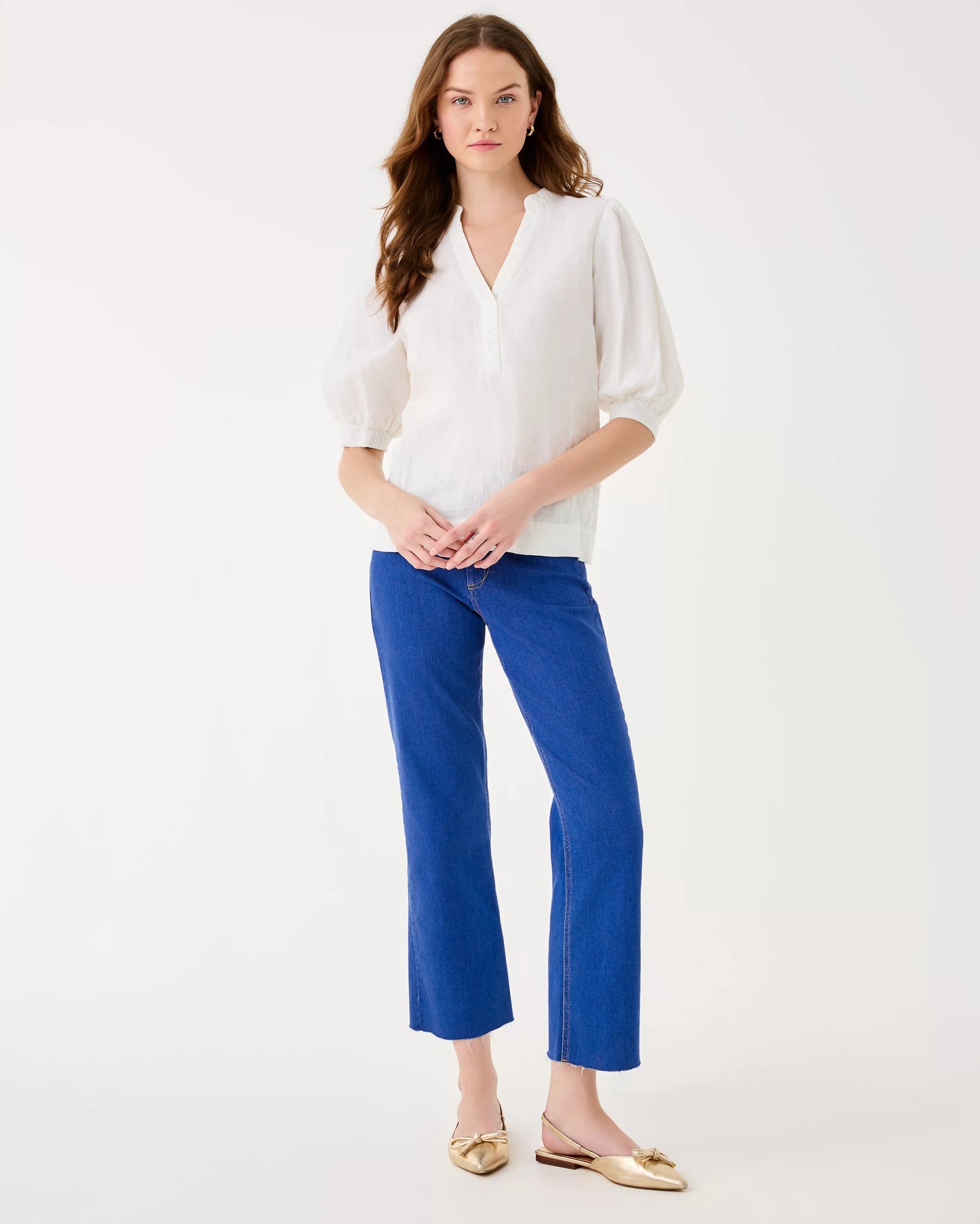Mialeigh Linen Top