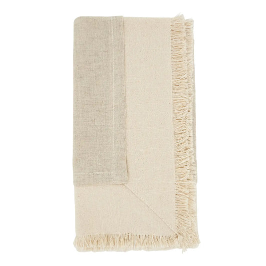 Double Layer Fringe Napkin (Set of 4)
