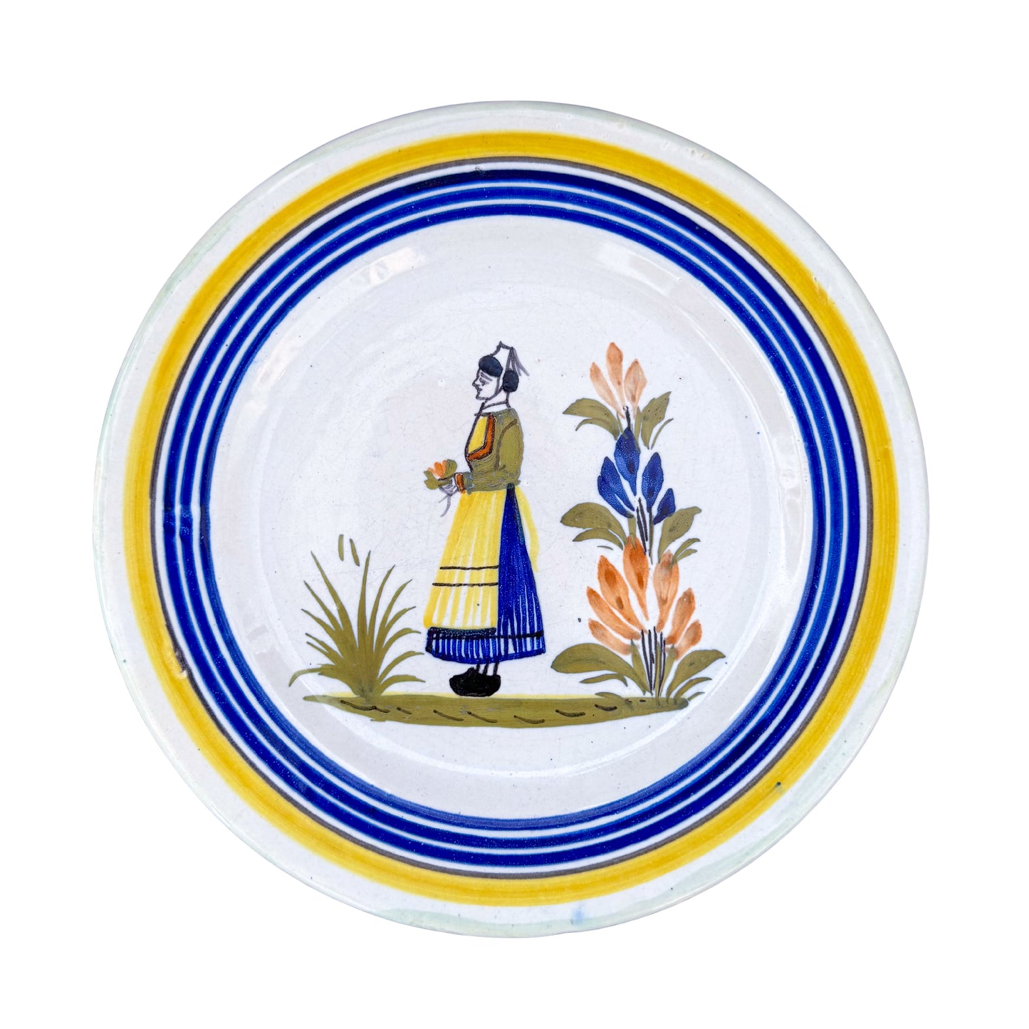 Henriot Quimper - Plate Set
