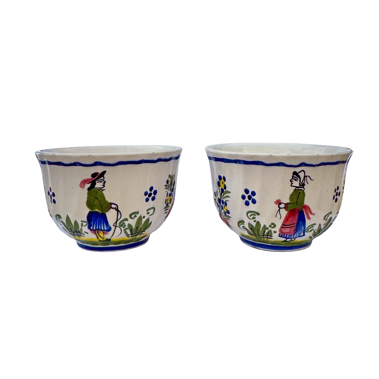 Henriot Quimper - Teacup Set