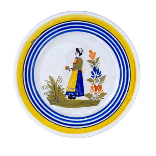 Henriot Quimper - Single Plate