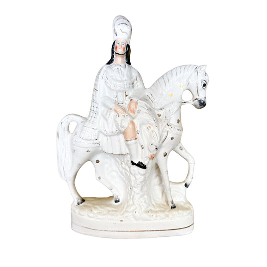 Staffordshire-Style Equestrian Figurine