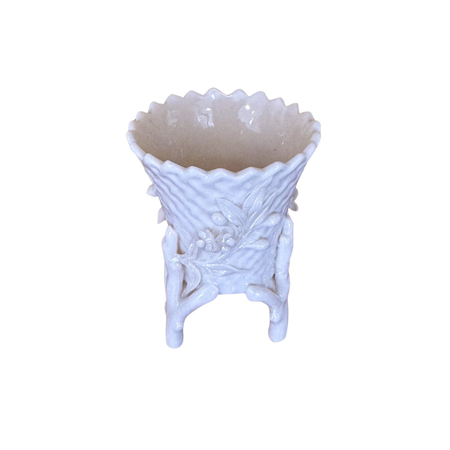 Belleek Shamrock Vase