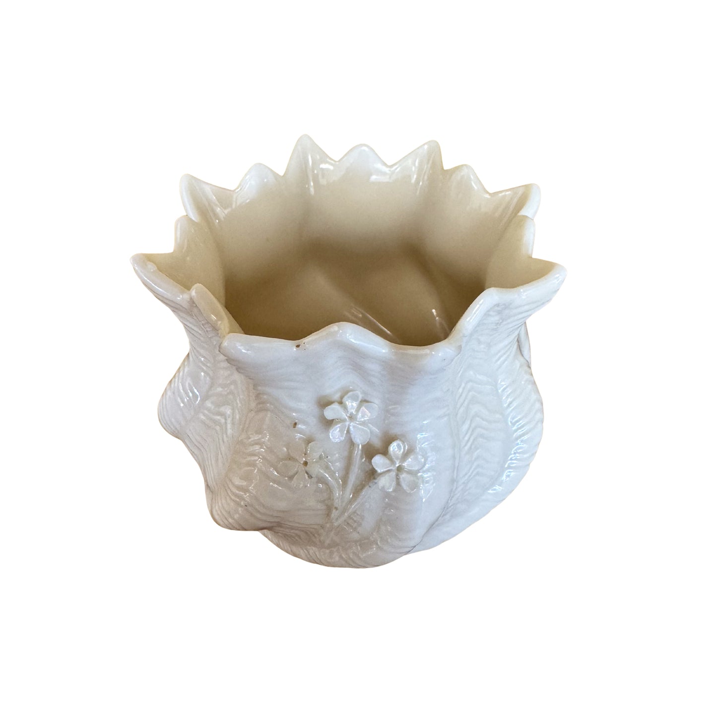 Belleek Floral Vase