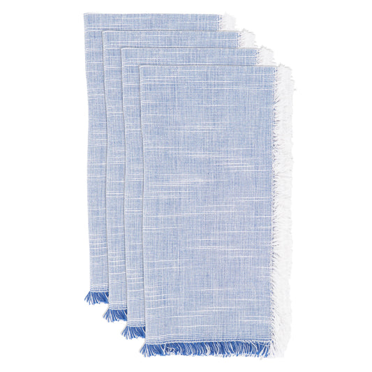 Two-Tone Fringe Napkin (Set of 4)