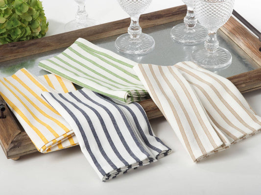 Striped Design Napkin - Sold per 4 Pieces - Priced per Piece