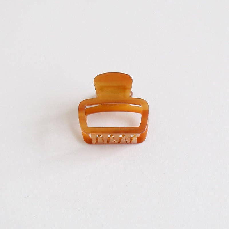 Minimalist Acetate Square Medium Hair Clip DP25B962