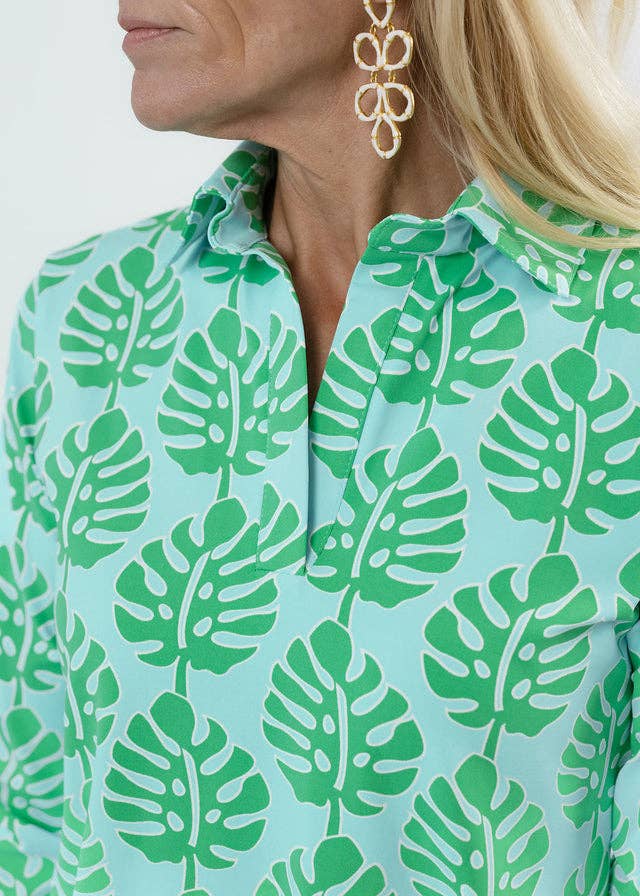 Polo 3/4 Sleeve Top