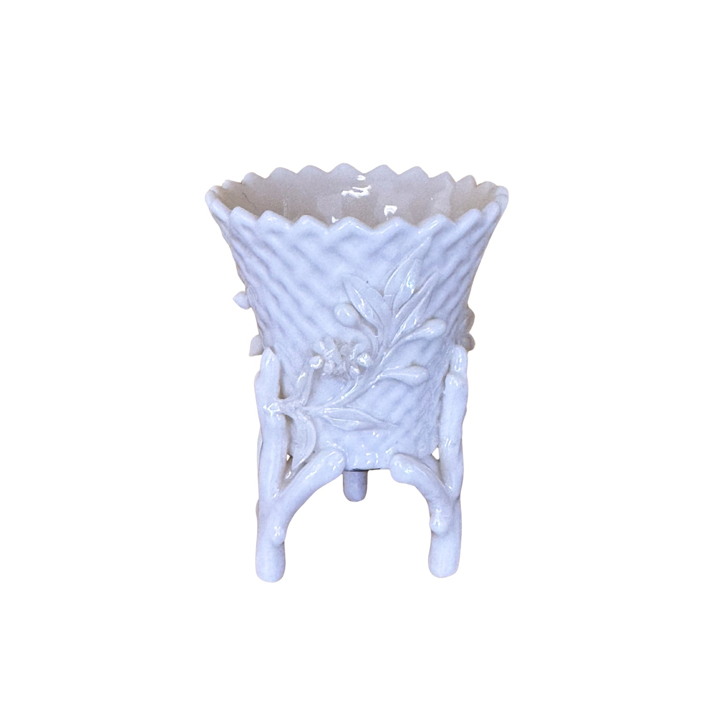 Belleek Shamrock Vase