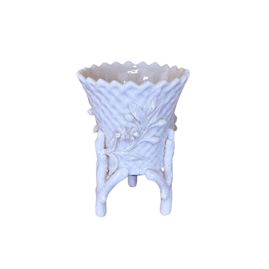 Belleek Shamrock Vase