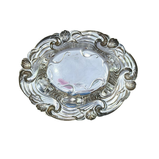 Sterling Silver Art Nouveau Dish