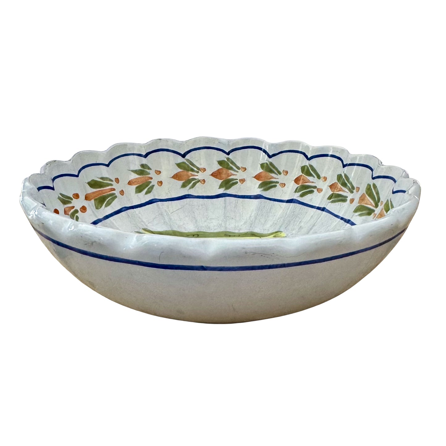 Henriot Quimper - Scallop Bowl