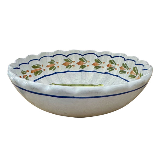 Henriot Quimper - Scallop Bowl