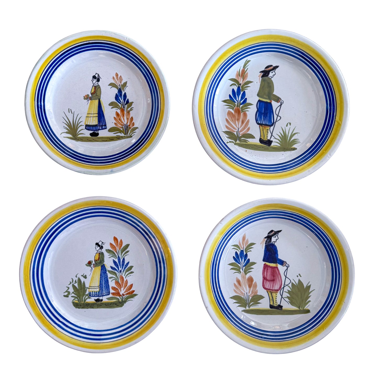 Henriot Quimper - Plate Set