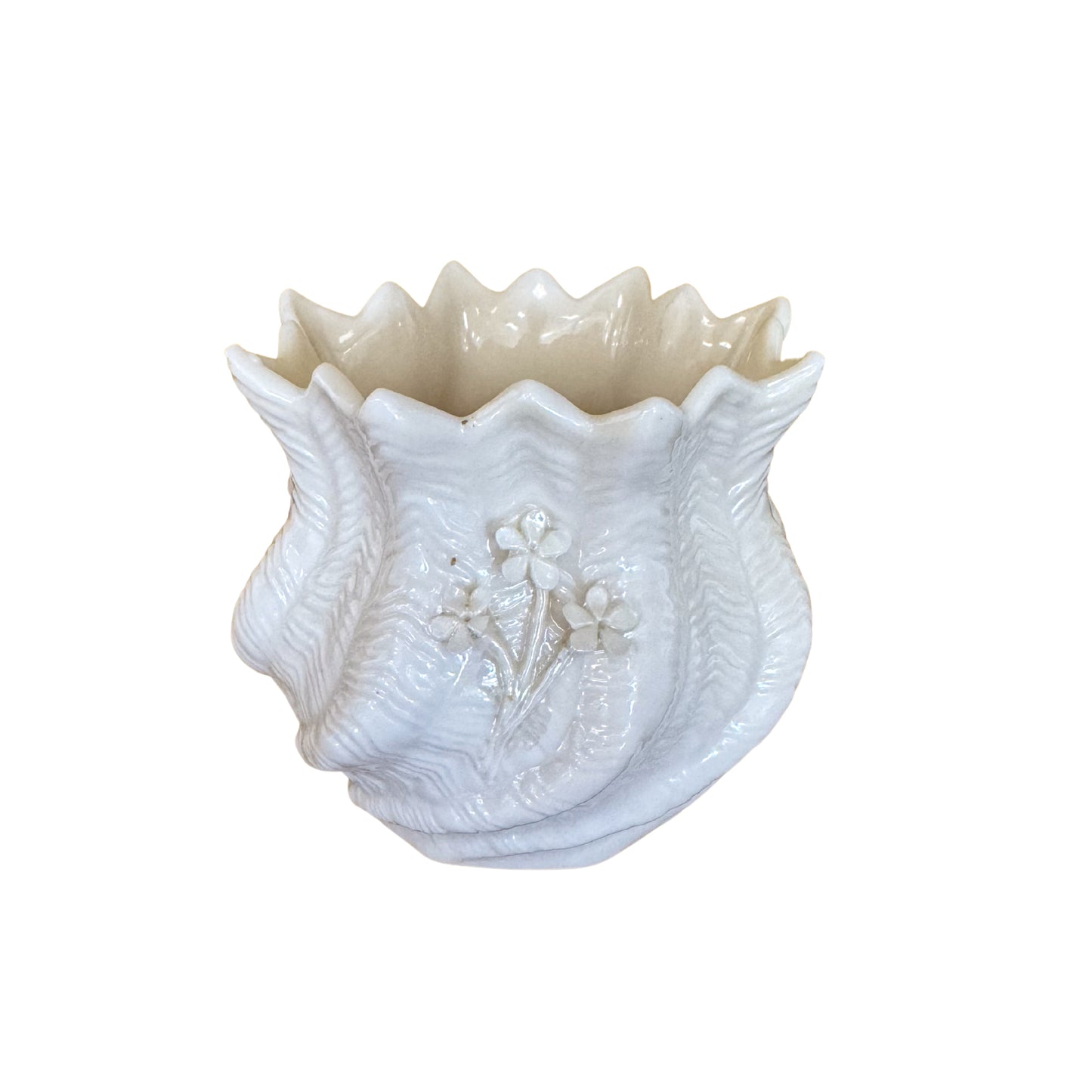 Belleek Floral Vase