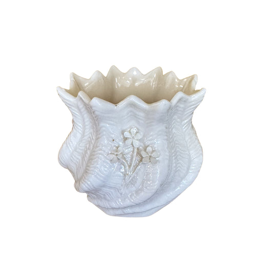 Belleek Floral Vase