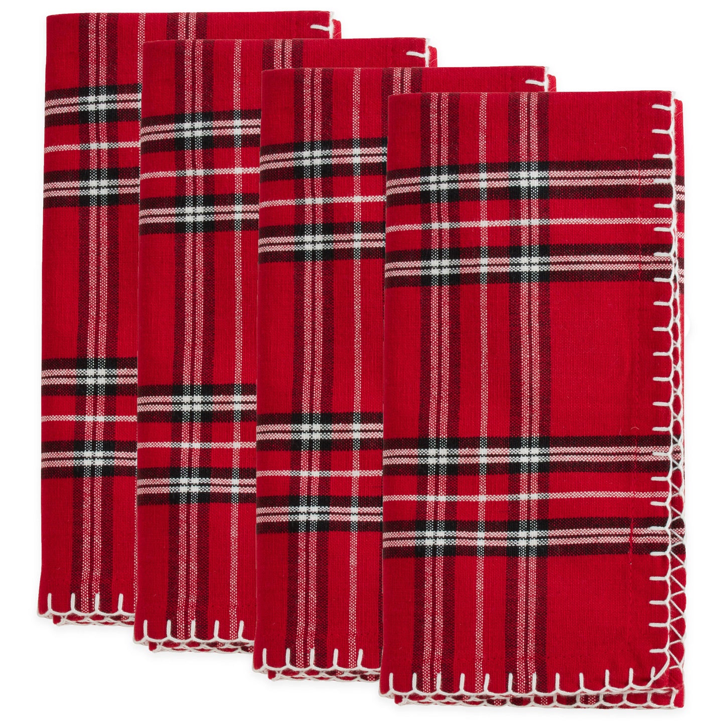Plaid Whipstitch Napkin