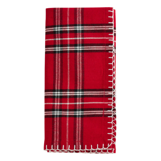 Plaid Whipstitch Napkin