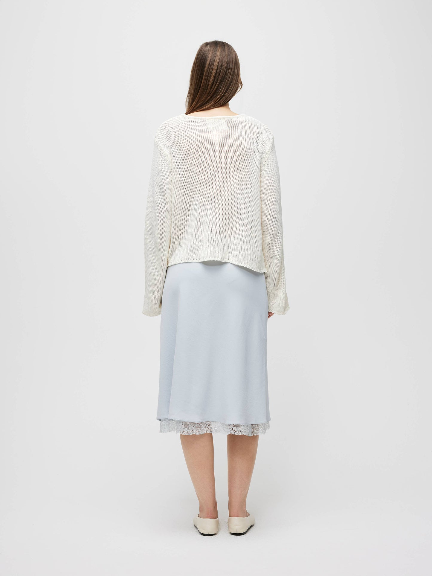 The Morgan Cardigan | Open Button Hole Long Sleeve Cardigan