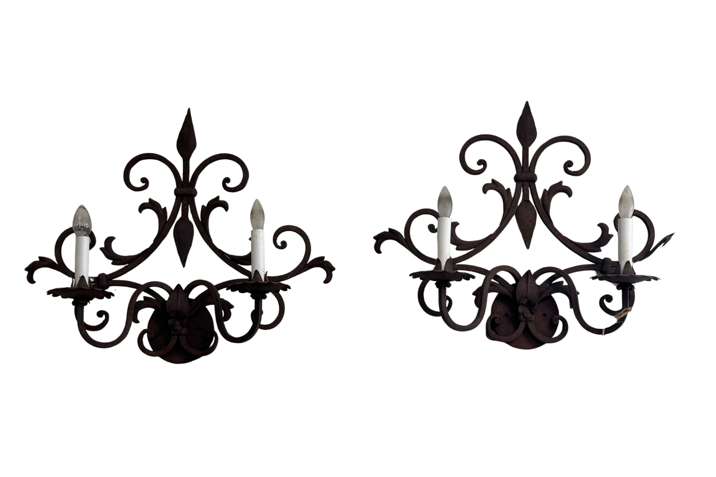 Iron Sconces (Pair)