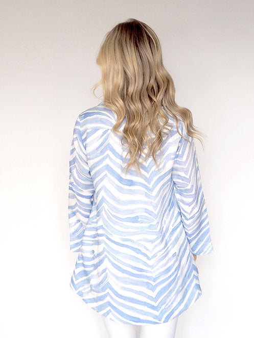 Classic Button Down Shirt - Zebra