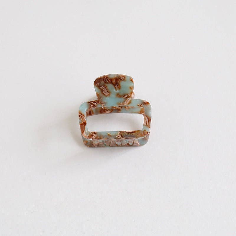 Minimalist Acetate Square Medium Hair Clip DP25B962
