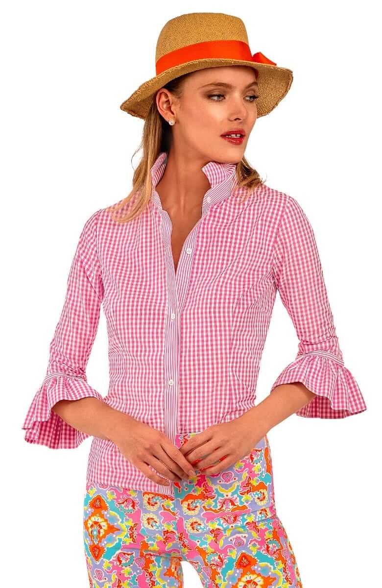 Priss Blouse - Gingham