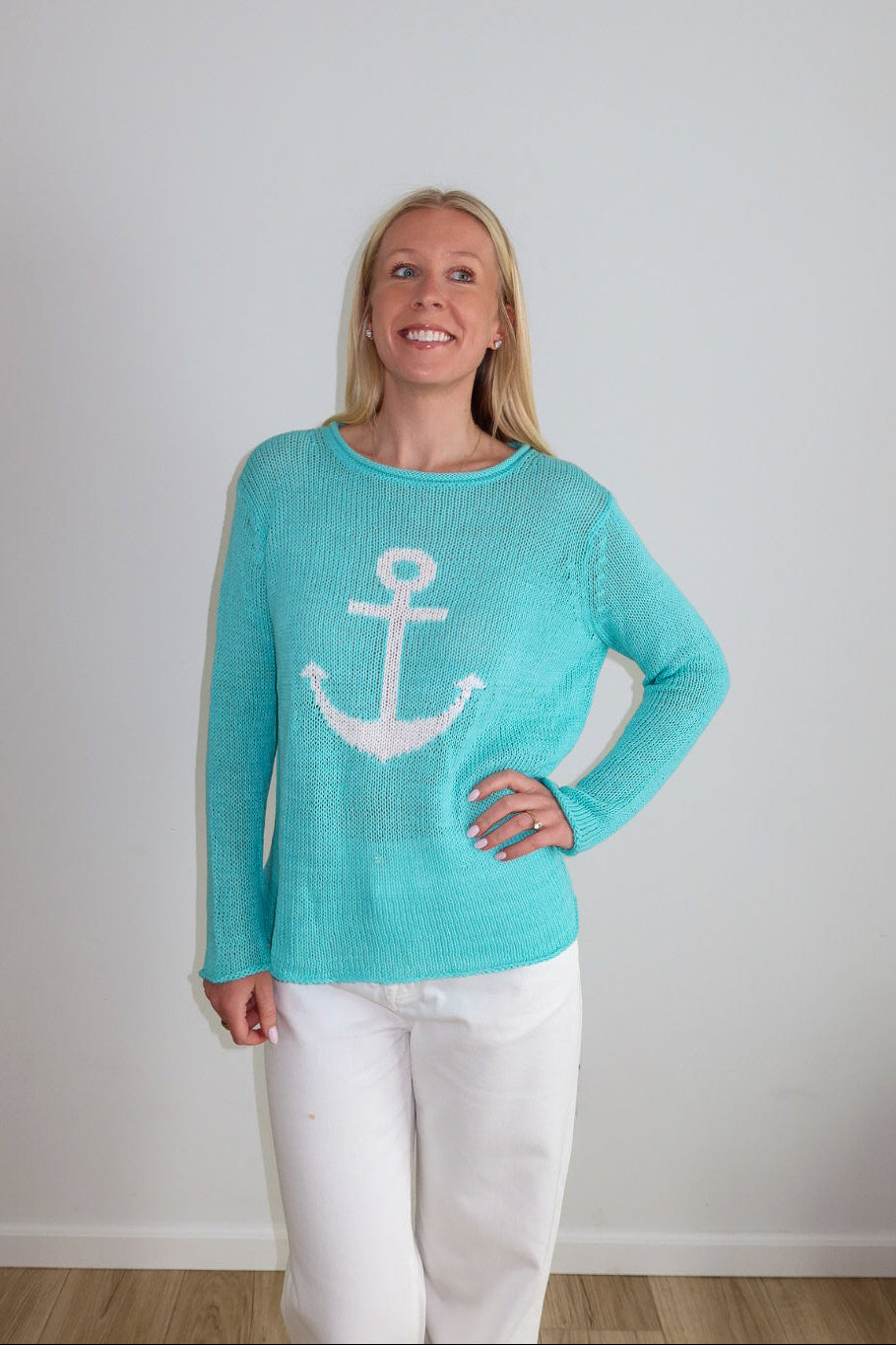 Anchor Rollneck Cotton Sweater