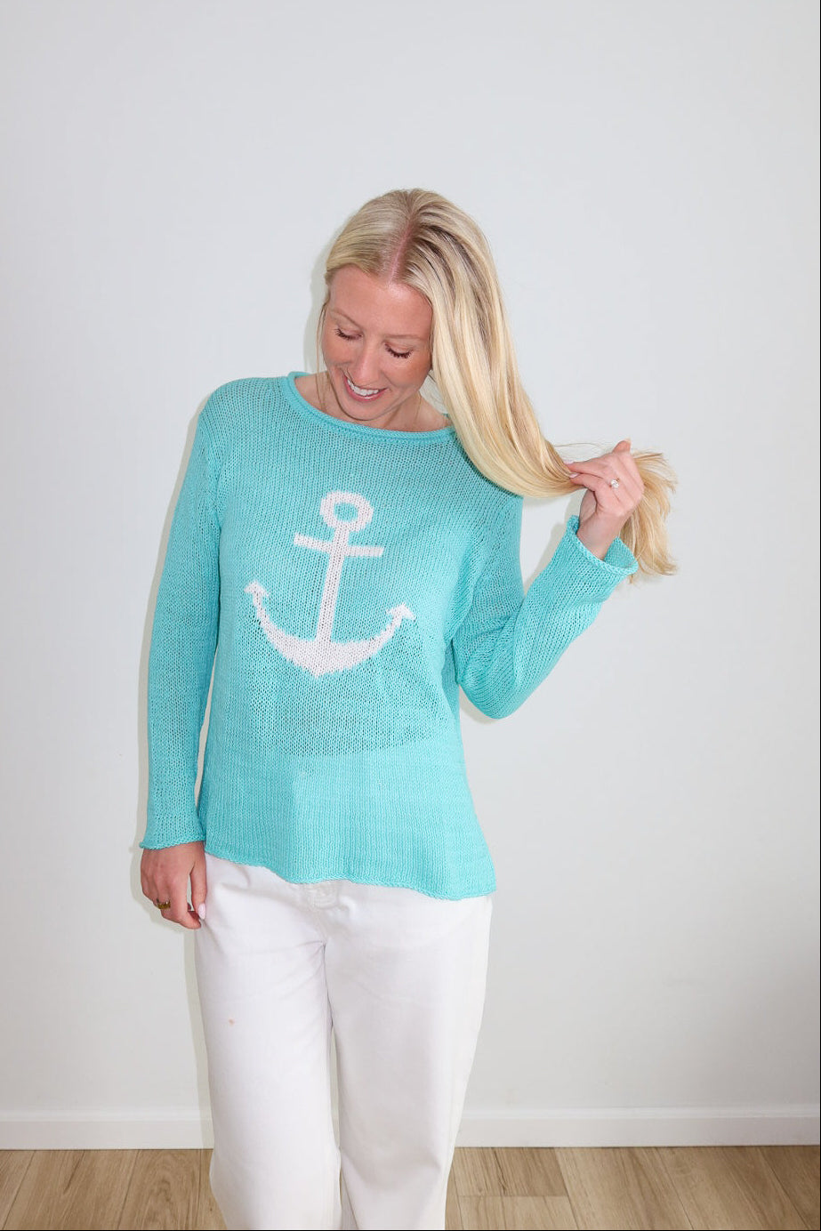Anchor Rollneck Cotton Sweater