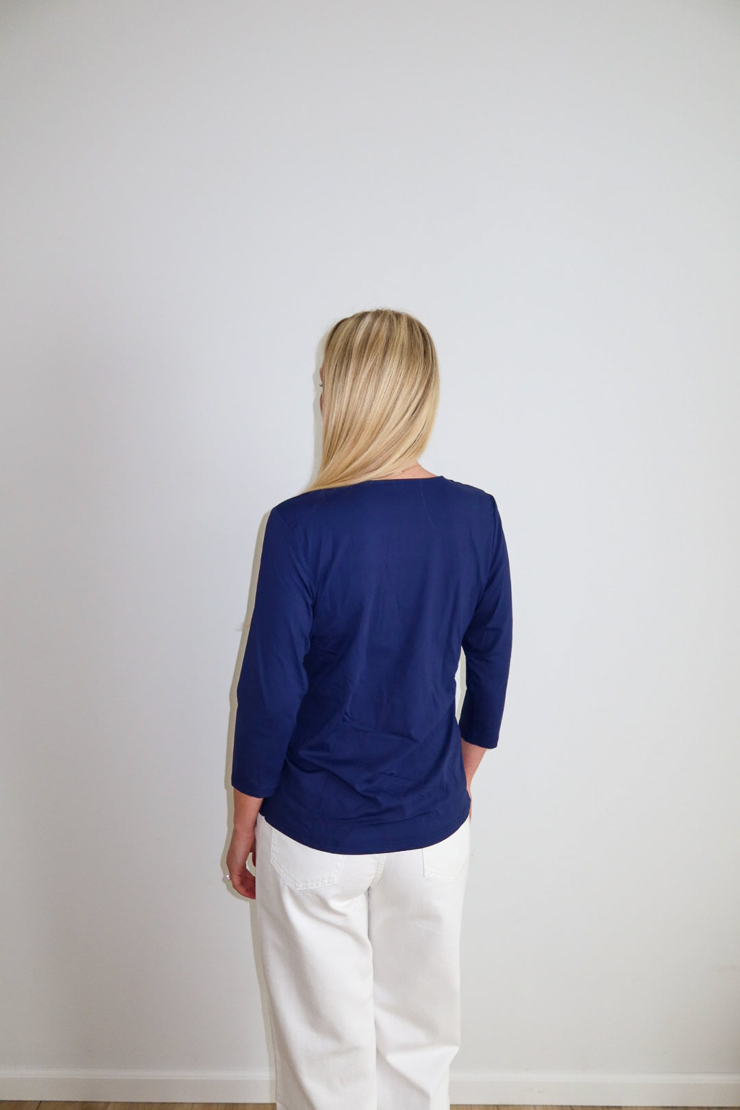 V-Neck Top (3/4 Sleeve)