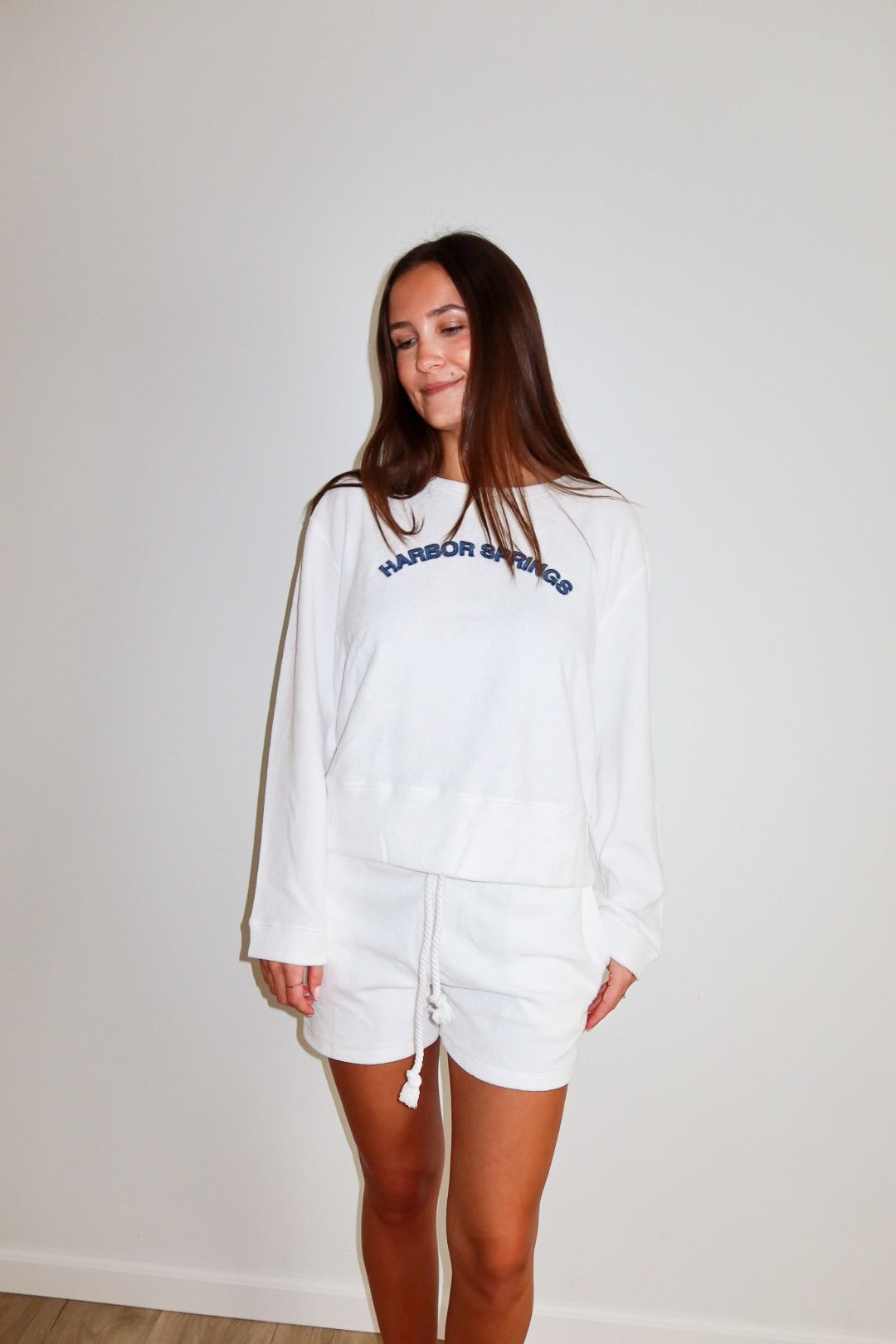"Harbor Springs" Terry Crewneck