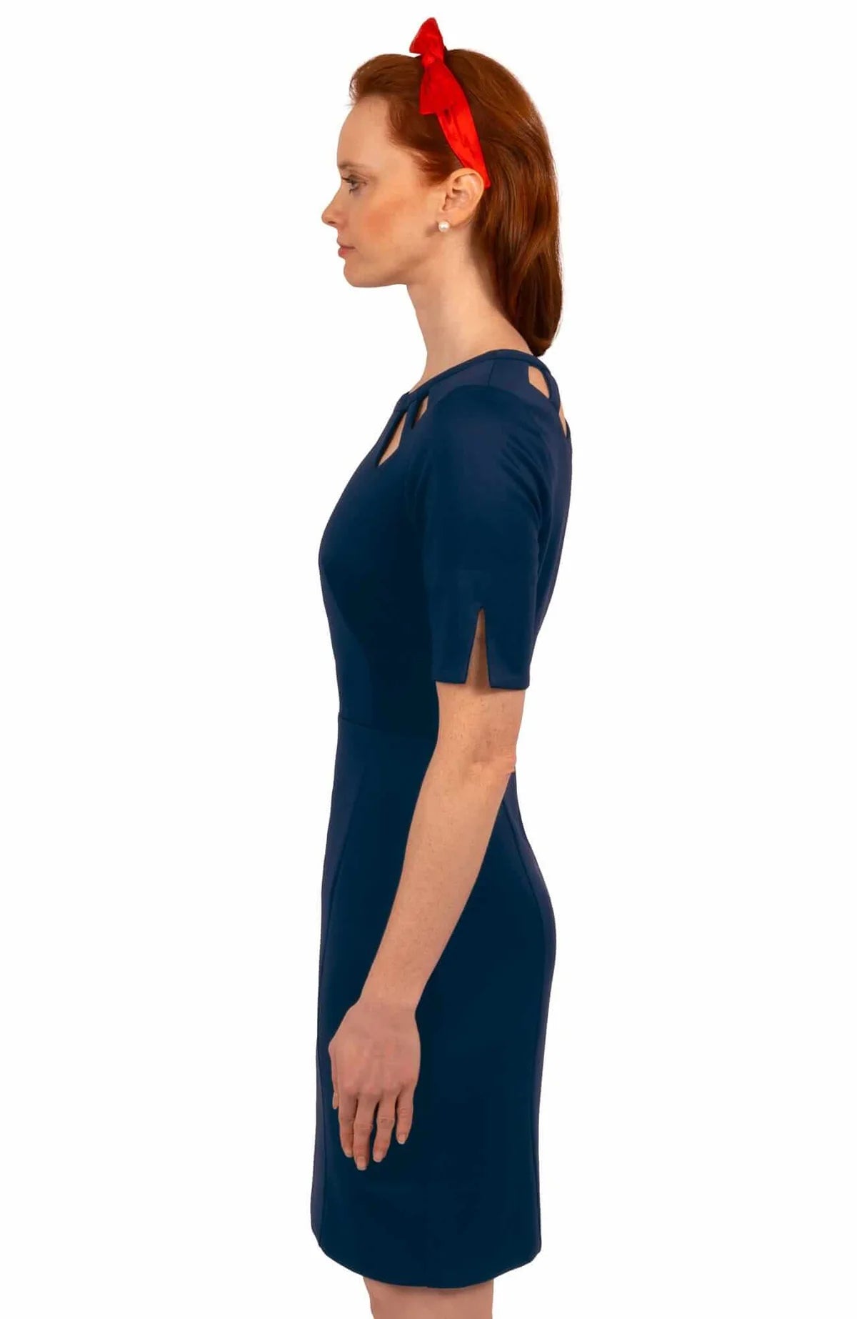 Jersey Peek A Boo Dress