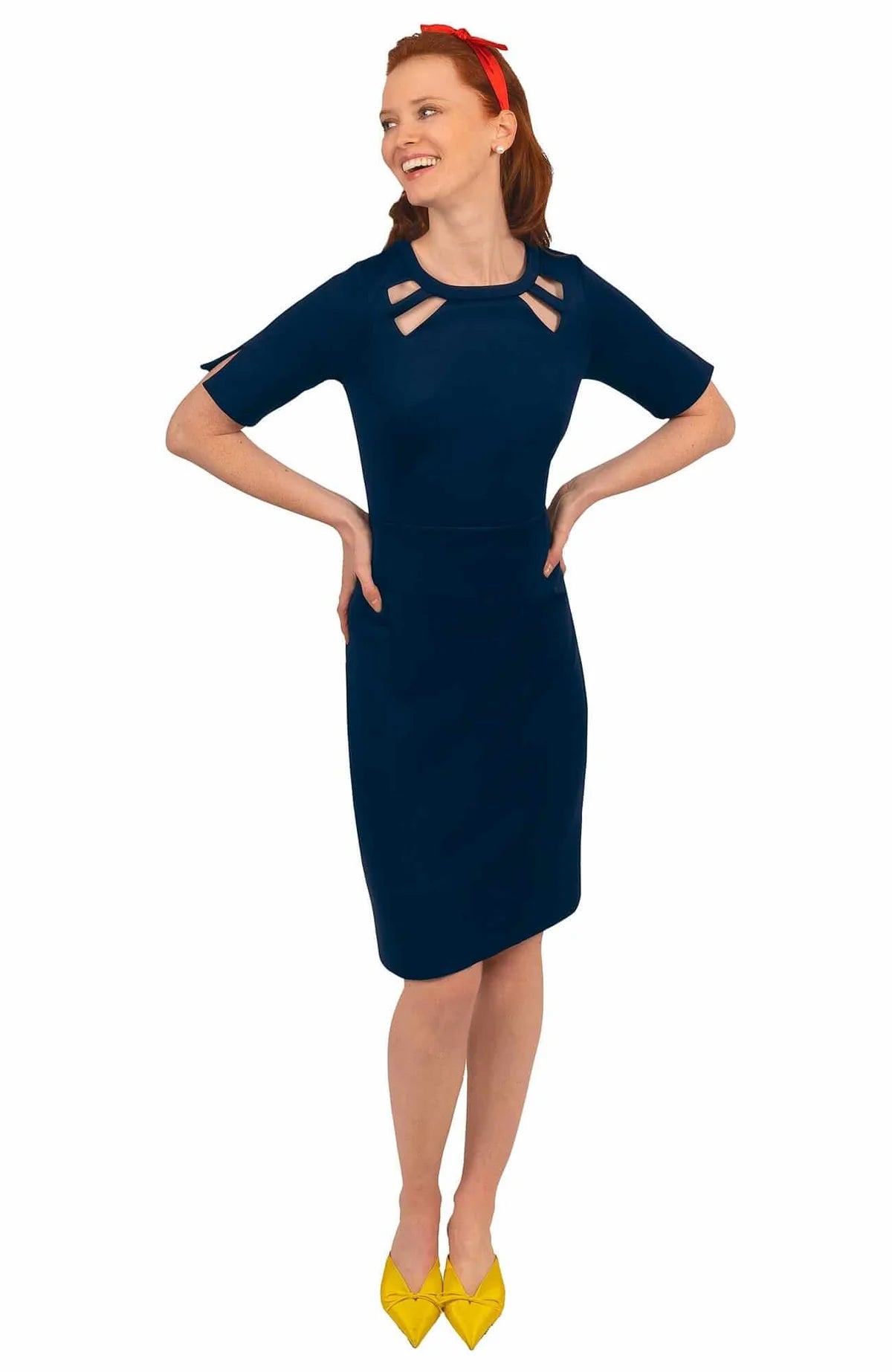 Jersey Peek A Boo Dress