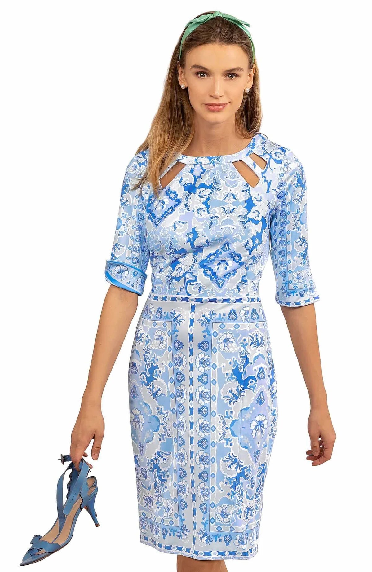 Jersey Peek A Boo Dress