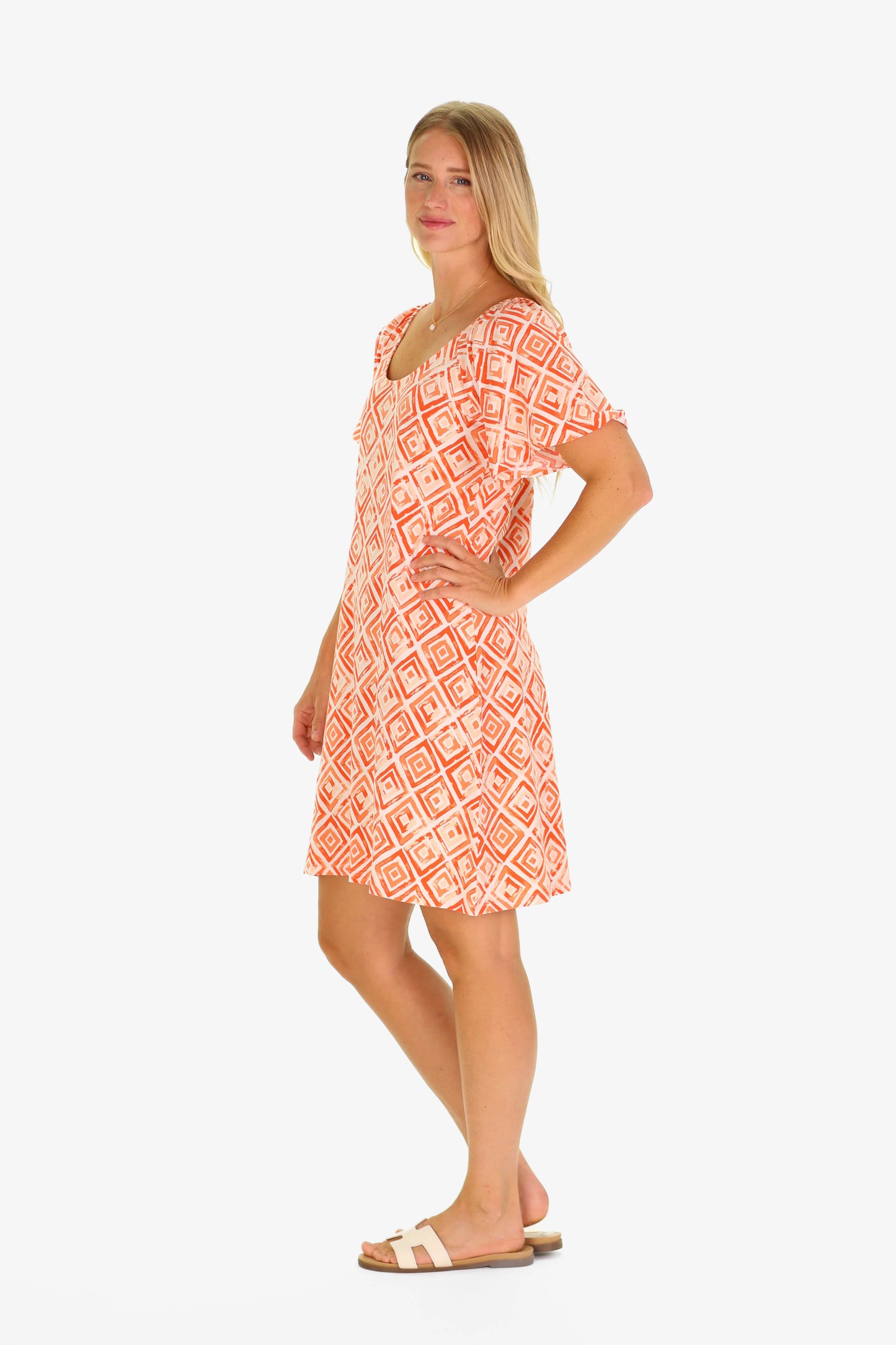 The Natalia Dress in Red Diamond