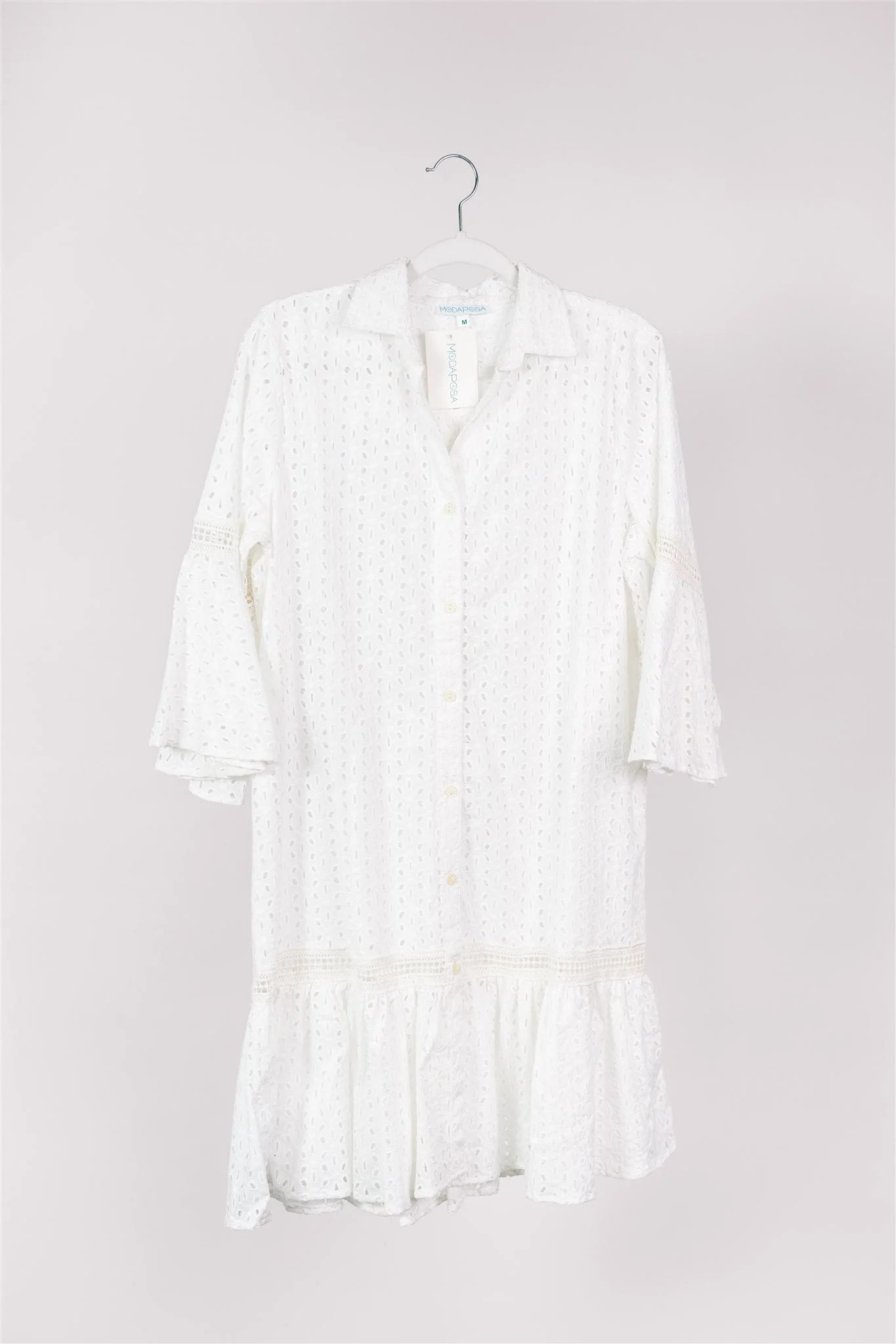 Delaney Midi Dress Eyelet