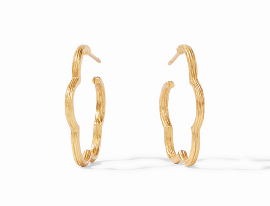 Gardenia Textured Hoop