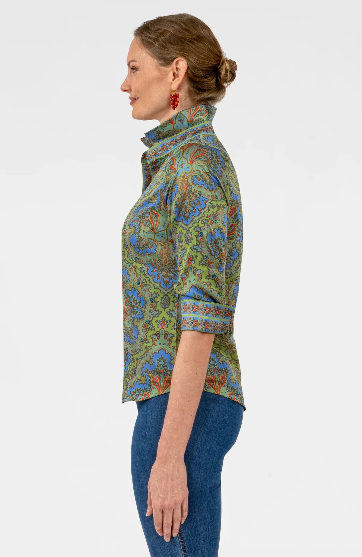 Boyfriend Shirt Passion Paisley