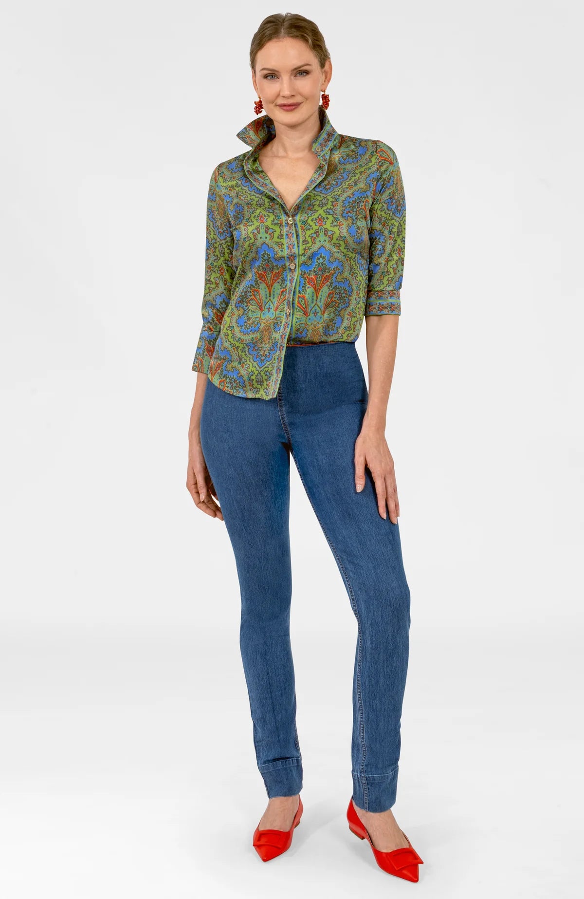 Boyfriend Shirt Passion Paisley