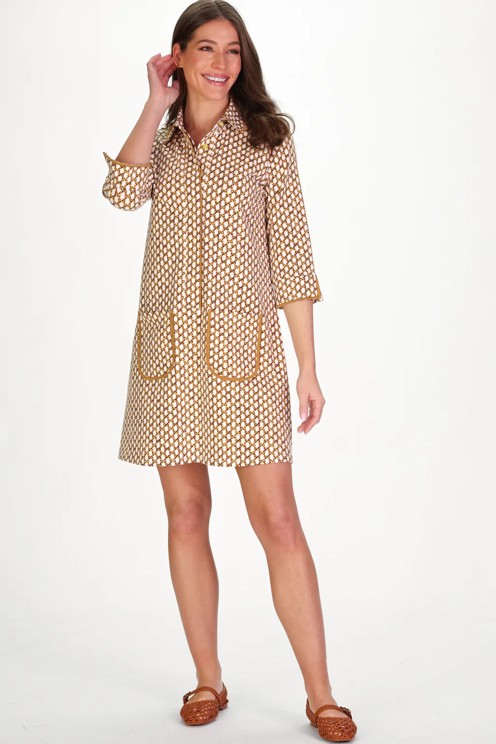 Townes Dress in Willow Weave