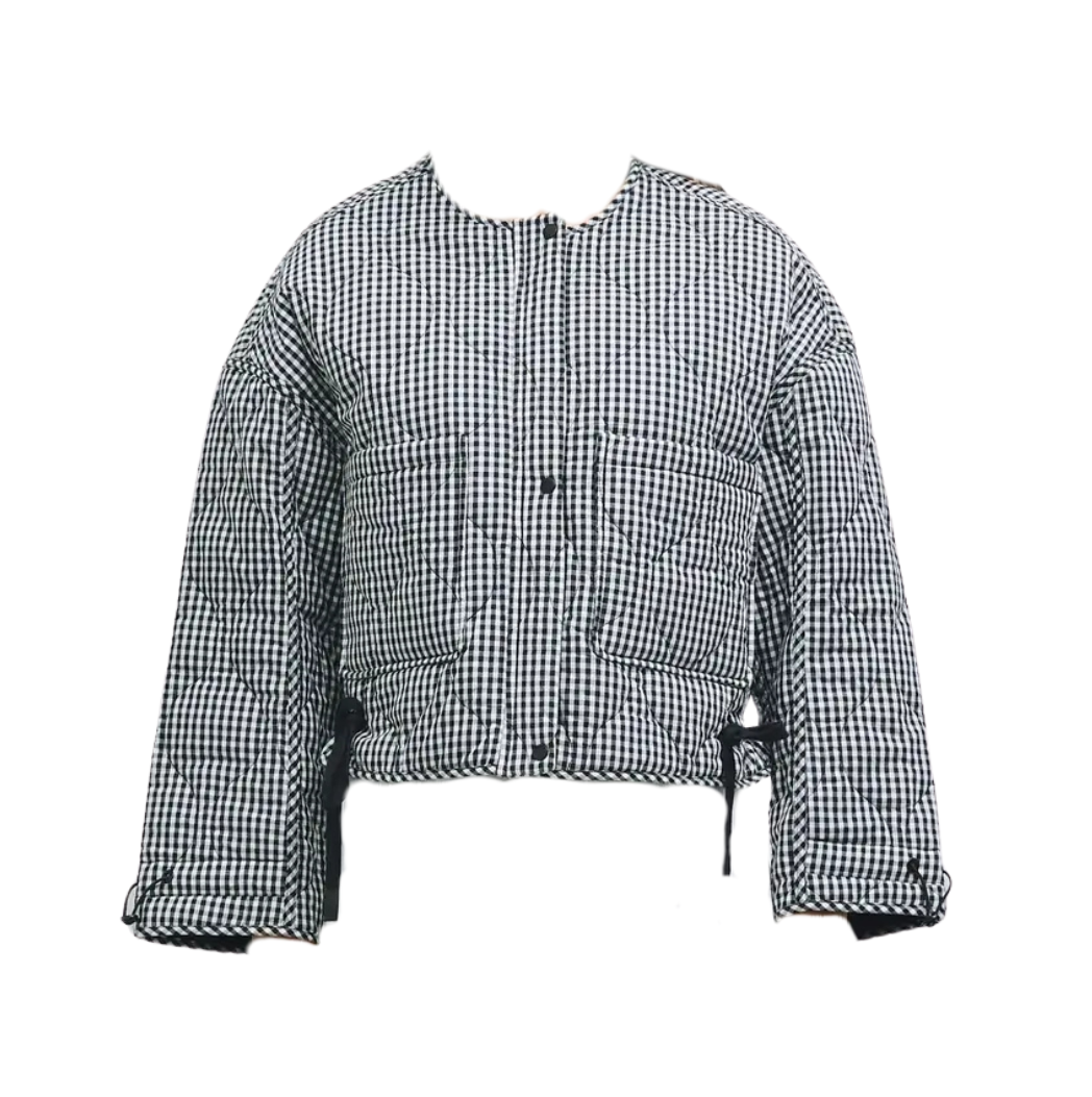 The Rochelle Jacket | Women's Quilted Gingham Jacket