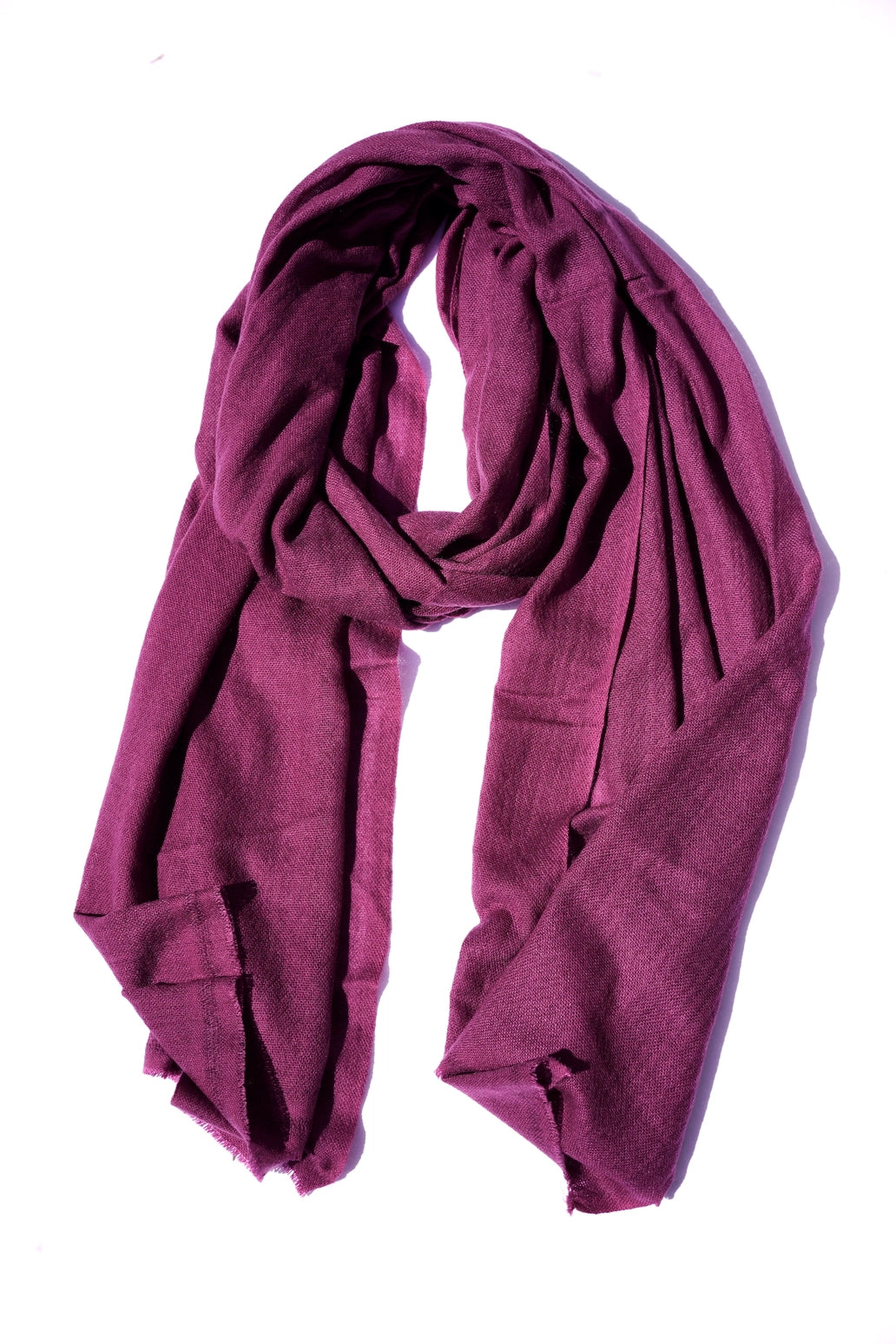 Gigi Cashmere Scarf Eggplant
