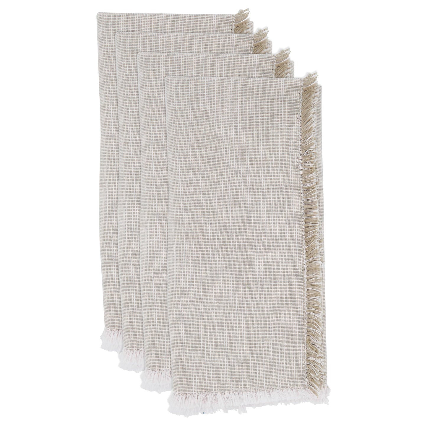 Two-Tone Fringe Napkin (Set of 4)