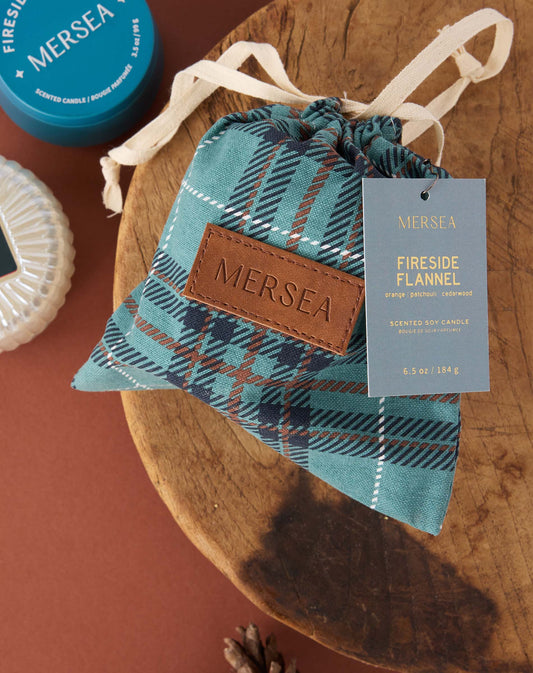 Fireside Flannel Candle