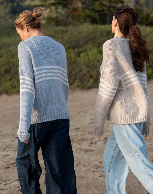 Seacoast Stripe Crewneck Sweater