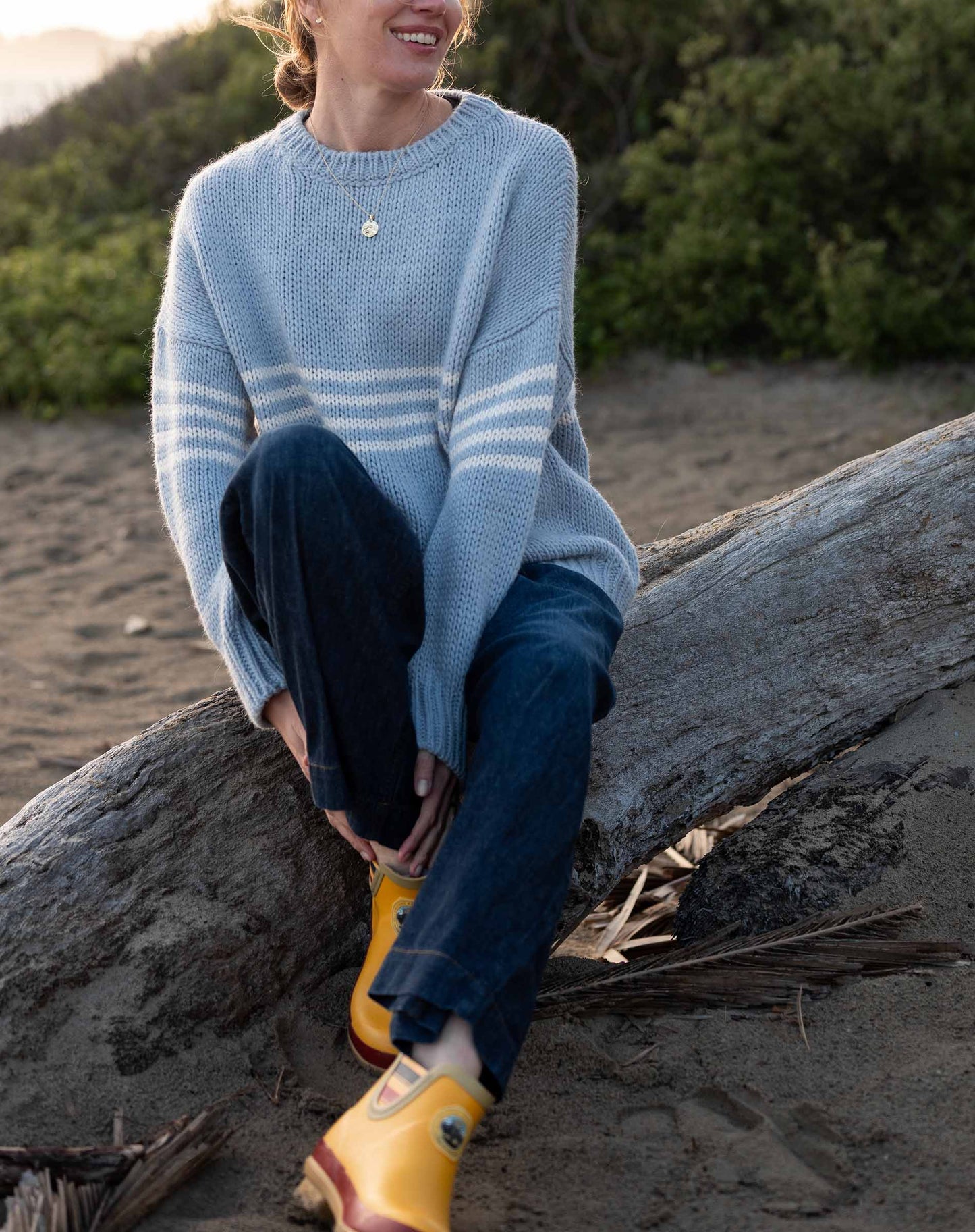 Seacoast Stripe Crewneck Sweater