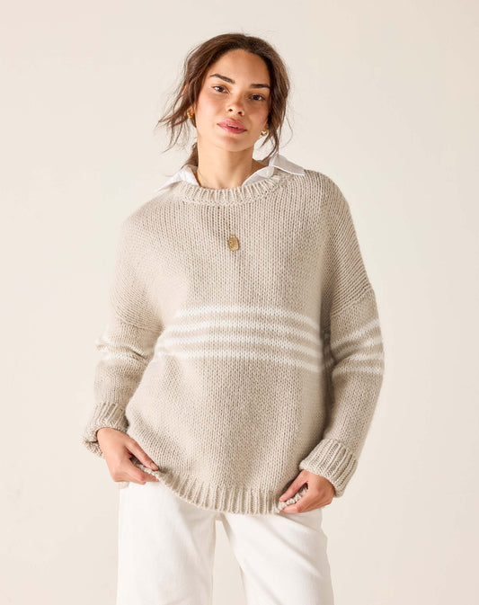 Seacoast Stripe Crewneck Sweater