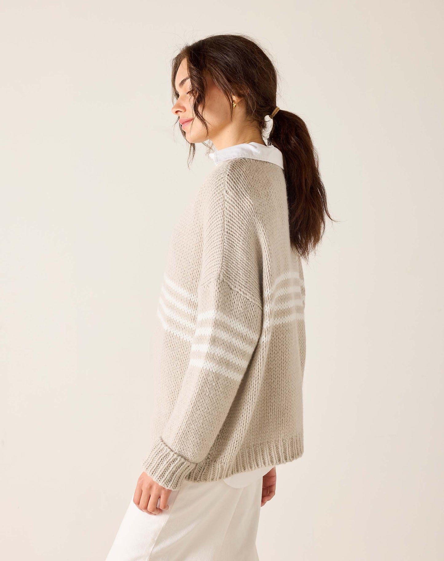 Seacoast Stripe Crewneck Sweater