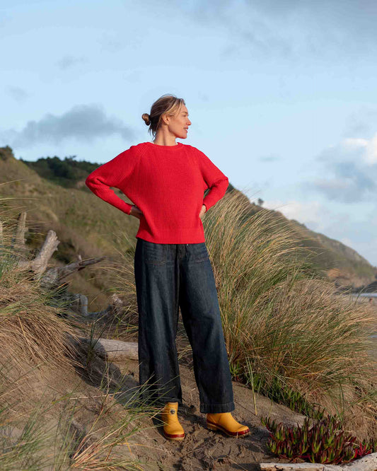 Salty Cotton Crewneck Sweater